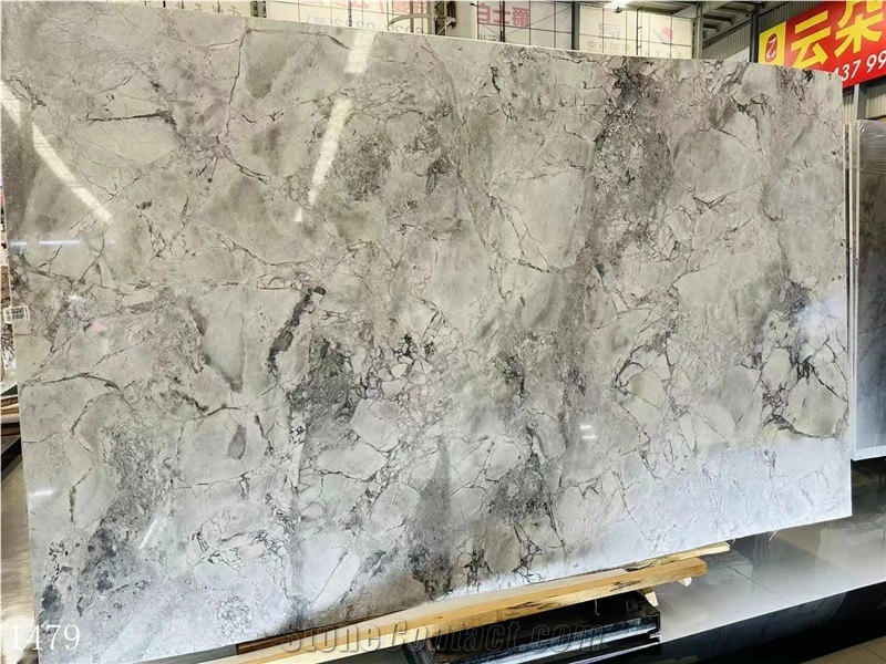 Brazil Super White Marble Slabs Interior Wall Floor Use