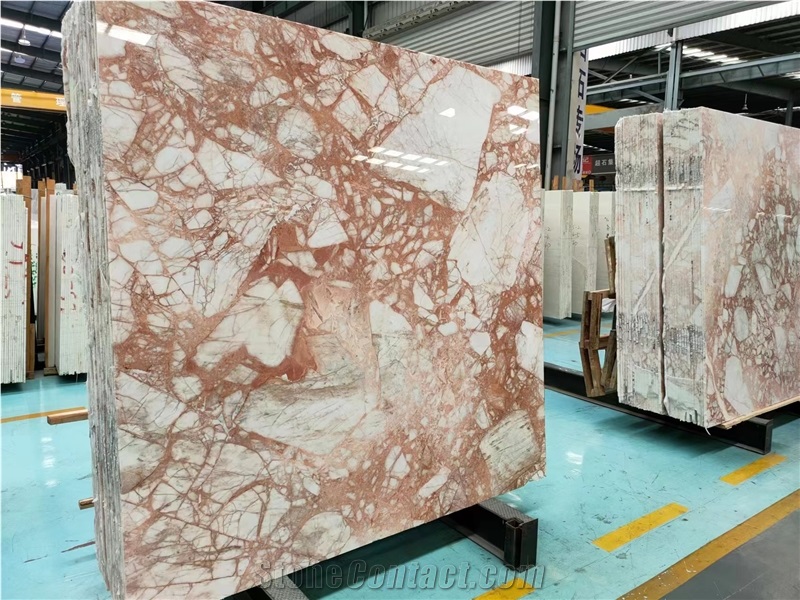 Calacatta Vagli Rosato Marble Slabs Pink Stone