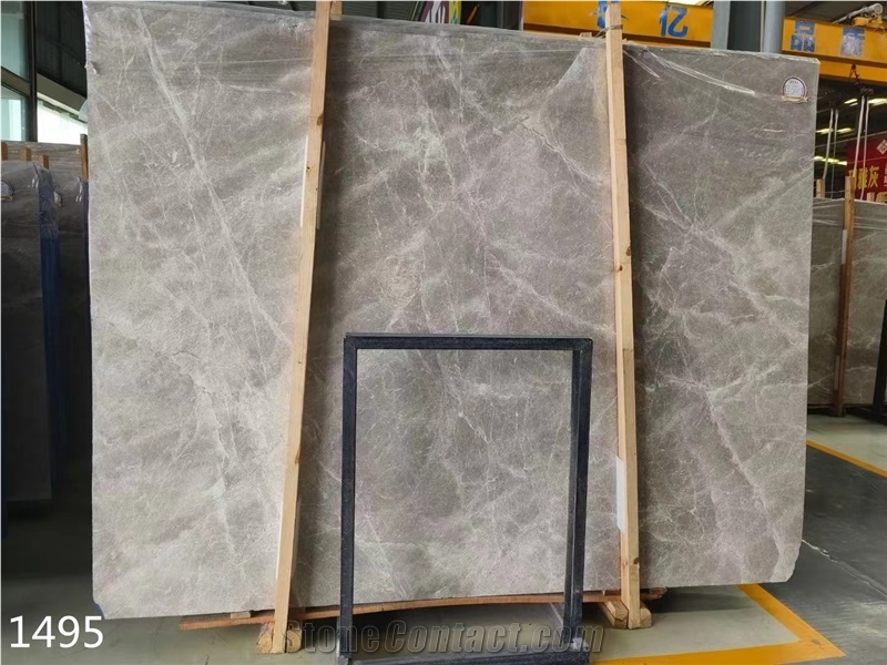 Claros Grey Marble Wall Tiles Izmir Gray Big Stone Slabs