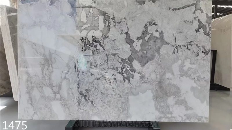 Fendi White Marble Slabs Interior Wall Decoration Tile