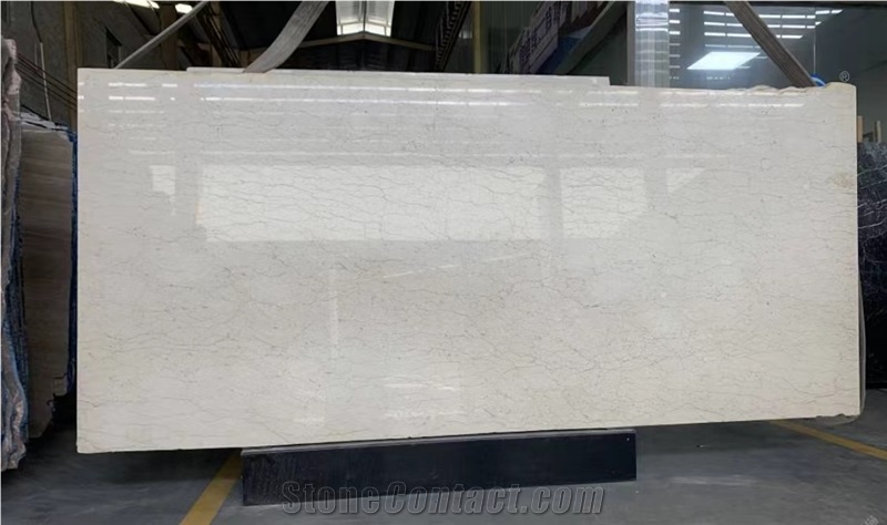 Italy Bianco Perlino Marble Tiles Polished 2Cm Slabs