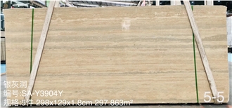 Italy Travertino Silver Slabs