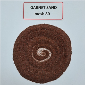 CNC Waterjet Cutting Abrasive Garnet Sand Mesh 80