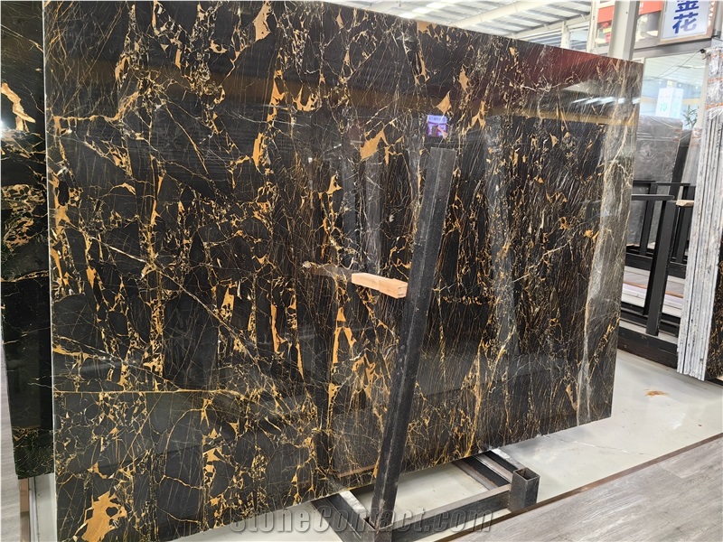 Goldtop OEM/ODM Black Gold Marble Slabs