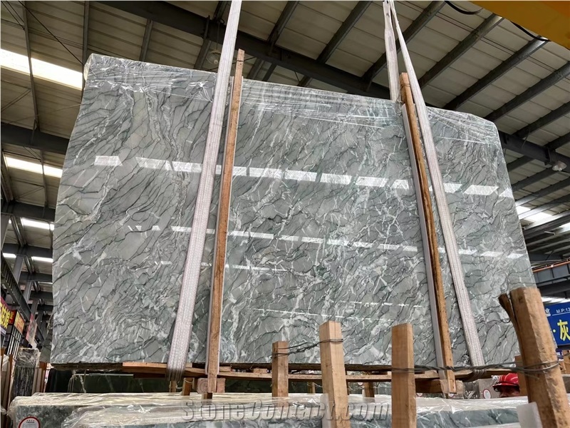 Luxury Persian Green Marble Slabs For Hotel  Project