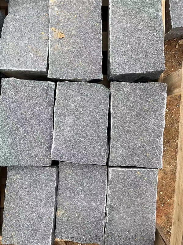 G654 Natural Granite Pavement Setts, Cobblestones
