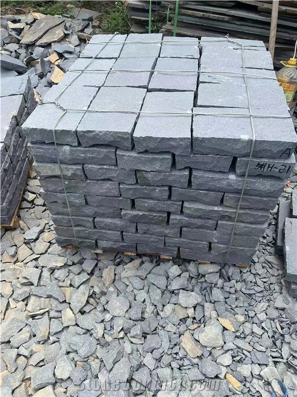 G654 Natural Granite Pavement Setts, Cobblestones