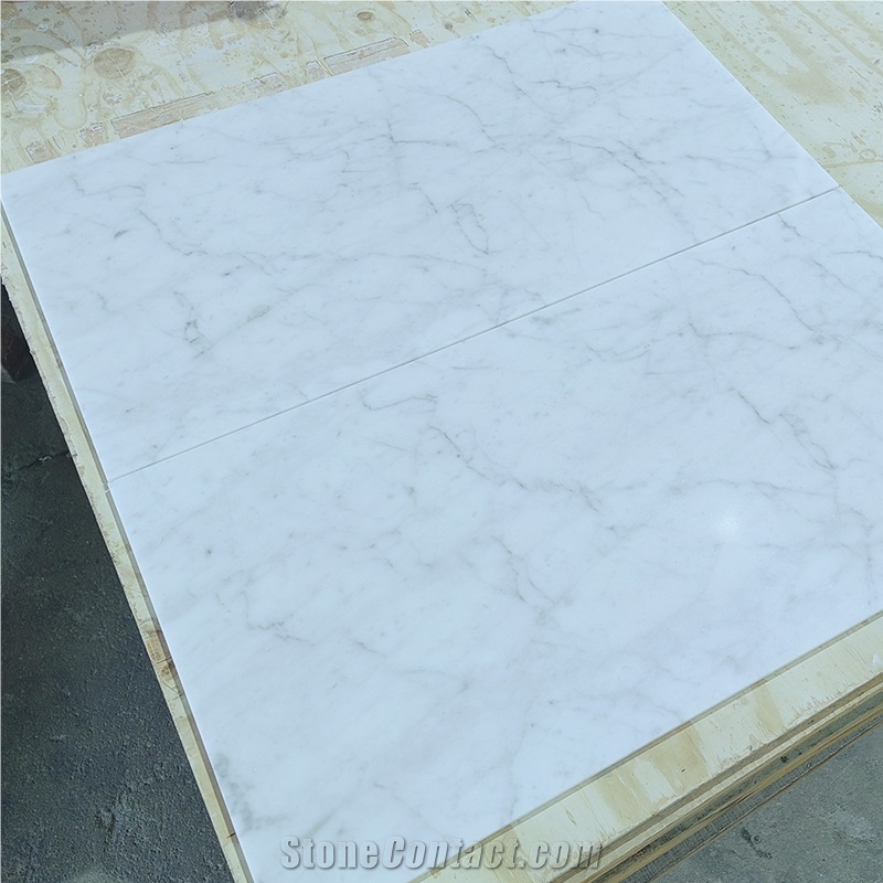 Bianco Carrara White Marble Wall Tiles Whiter Background