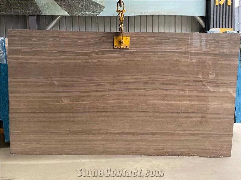 Canada Brown Wood Vein Marble Slab Tiles