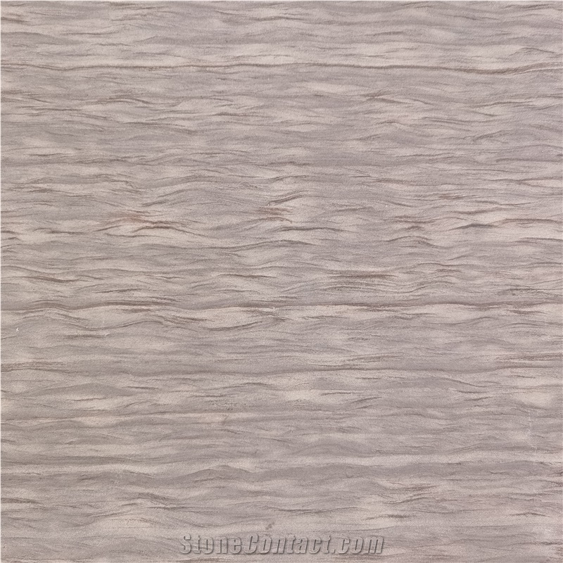 Purple Brown Wooden Sandstone Slab Tiles