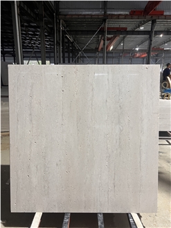 White Travertine Slab Tiles