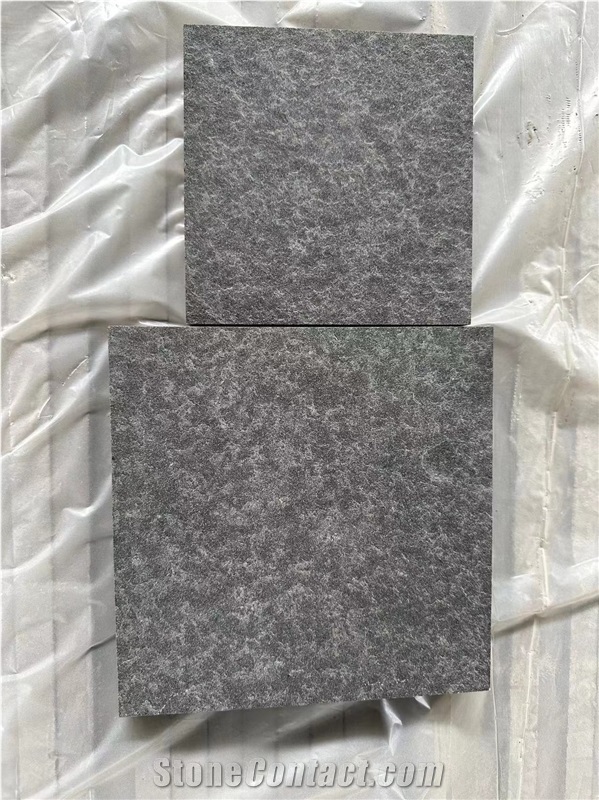 China Mongolia Black Granite Slab Tile Flamed Slabs