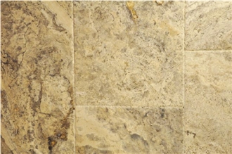 Light Silver Travertine Floor Tile