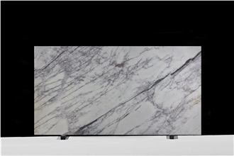 Turkey Bianco Lilac White Marble Slabs