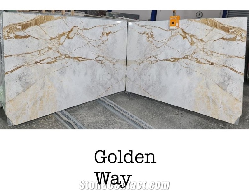 Turkey Golden Way Marble Slabs