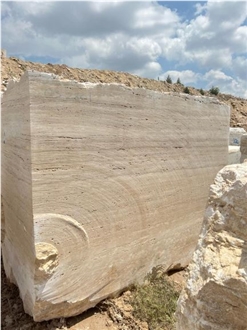 Turkey Light Travertine Block