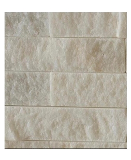 White Marble Split Face Mushroom Stone