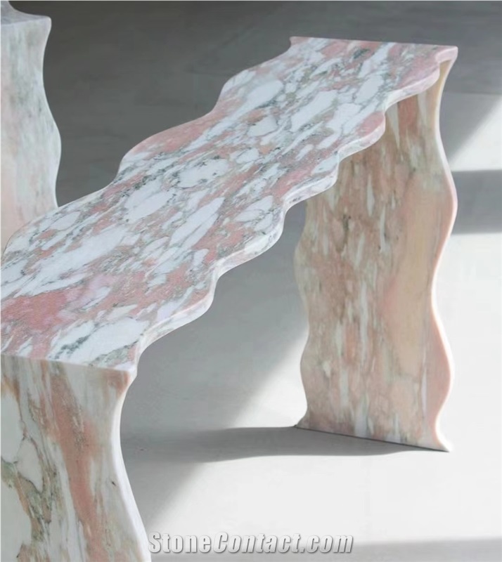 Marble Commercial Home Furniture Arabescato Console