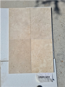 Light Mix Travertine Tiles