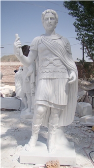 Natural White Marble Human Sculpture Carving Stone