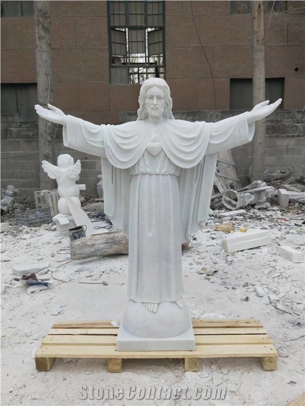Religious Human Marble Sculpture, Marble Jesus Style
