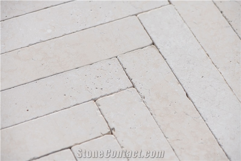 Galala Limestone Brushed Tiles