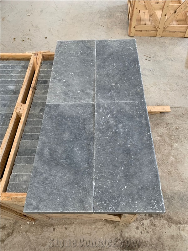Afyon Blue Gray Marble Tiles