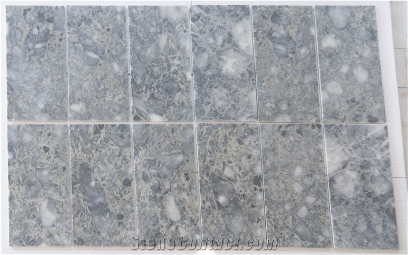 Afyon Blue Stone Forest Gray Marble Tiles