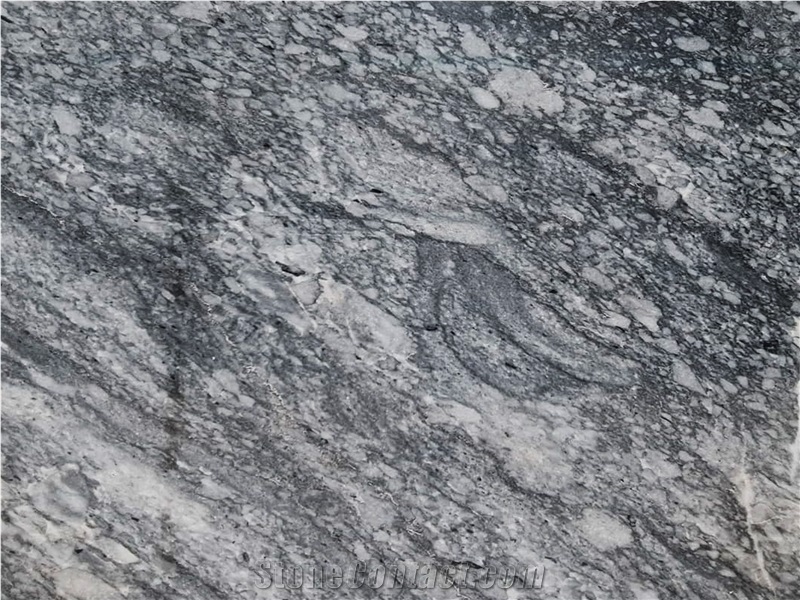 Afyon Grey Tiger Skin Marble Slab & Tiles