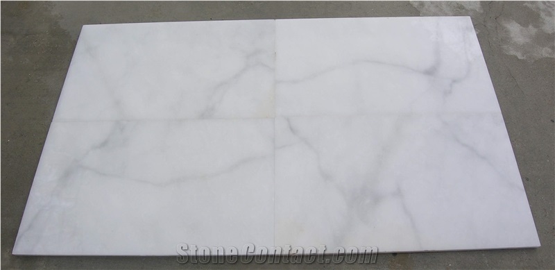 Afyon White Marble Slab & Tiles