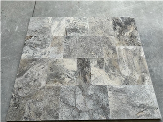Silver Travertine Premium Tiles