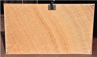 Orange Light Onyx Slabs