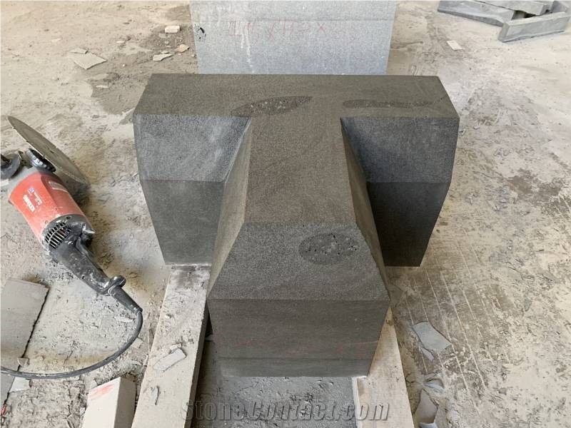 Hainan Grey Basalt Customize Church Stone Binders