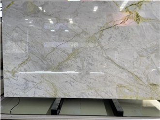 Luminous Marble Slab Wall Tiles Polish Surface