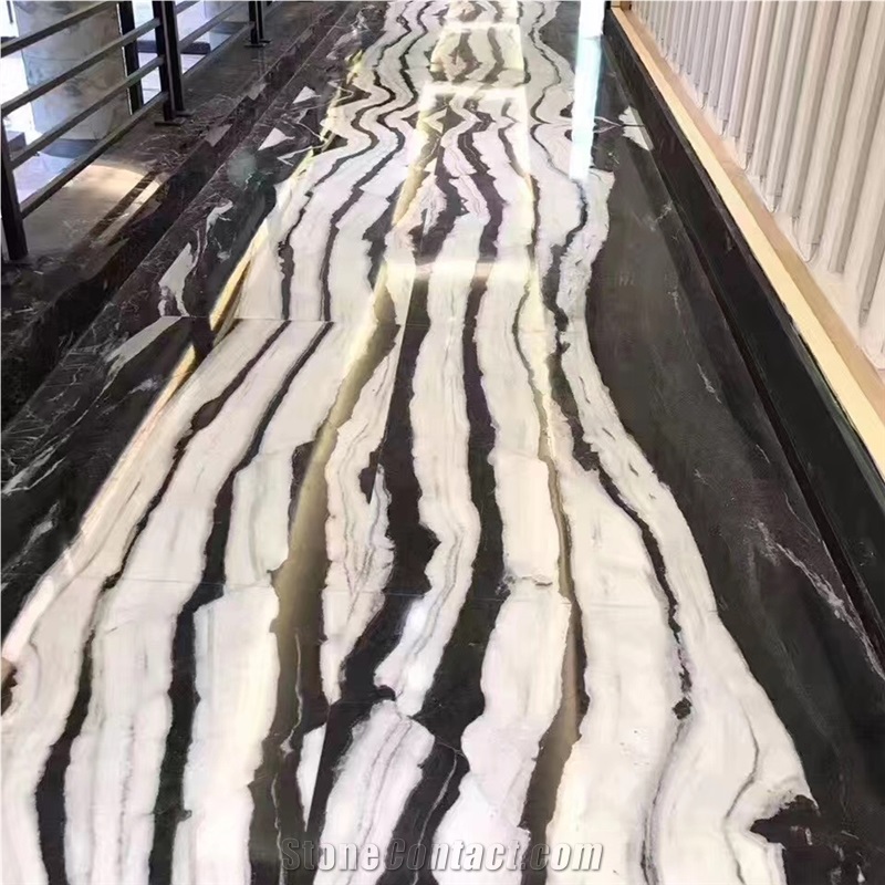 China Panda White Marble Tiles