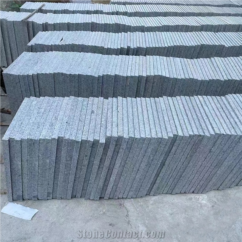 G623 Chinese Grey Granite Flamed Tiles Flooring