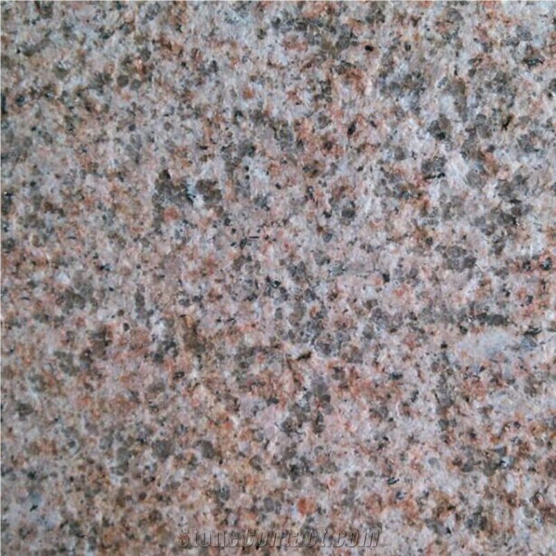 G635 Pink Granite Natural Surface And Polished Park Bench