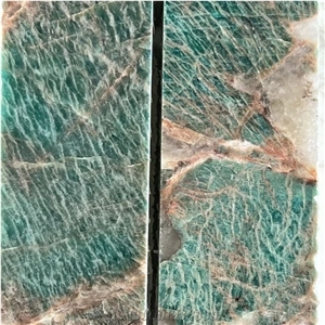 Amazon Green Granite Laminated Translucent Honeycomb Panels
