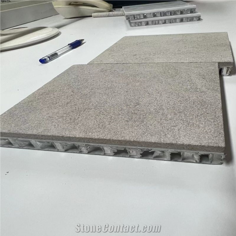 USA Indiana Limestone Beige Honeycomb Backed Stone Panels