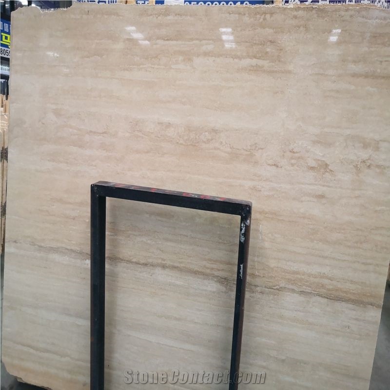 Italy Roman Beige Travertine Good For Wall  Slabs