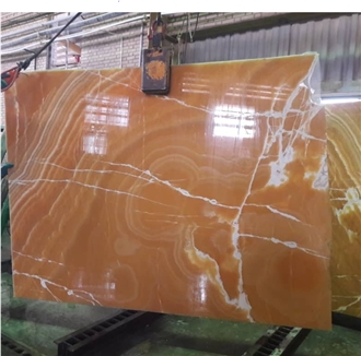 Orange Onyx Slab, Tiles