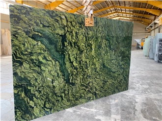 Picasso Green Granite Slab Tiles