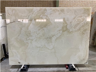 White Onyx Slab & Tiles