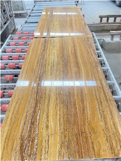 Golden Travertine Marble Tiles