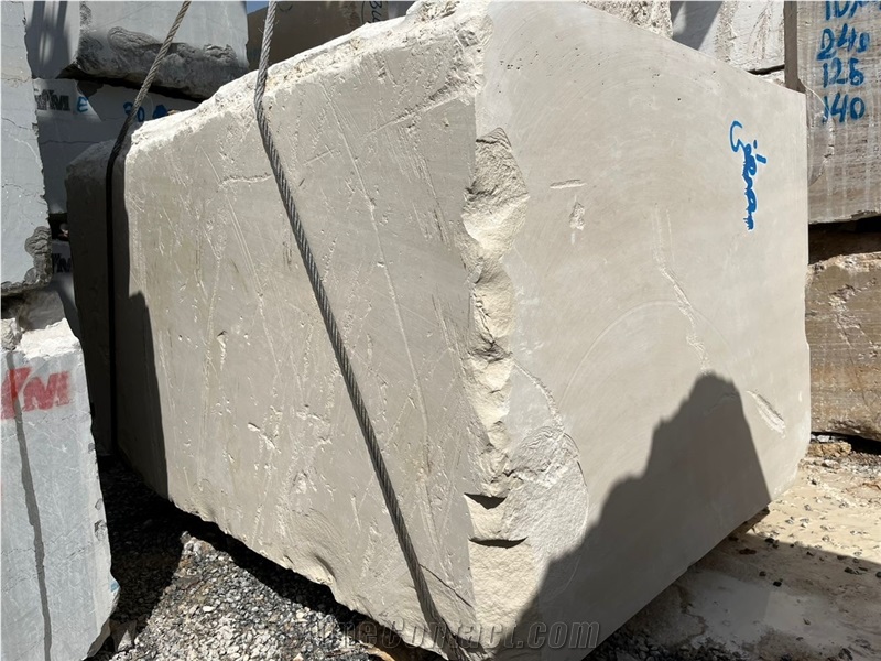 Iran White Limestone Blocks