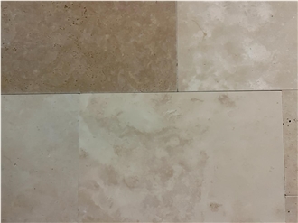 Eskisehir Light Travertine Tiles, Pattern, Slabs