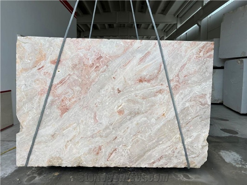 Breccia Damascata Marble Blocks Italy