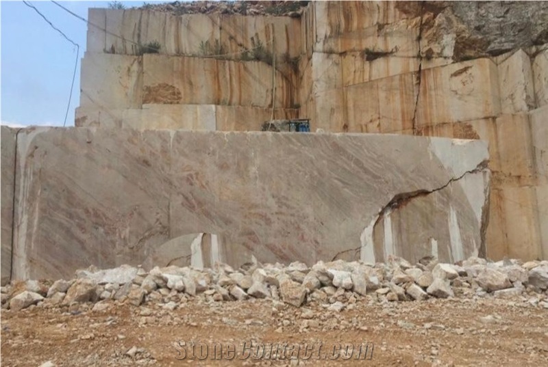 Breccia Damascata Marble Blocks Italy