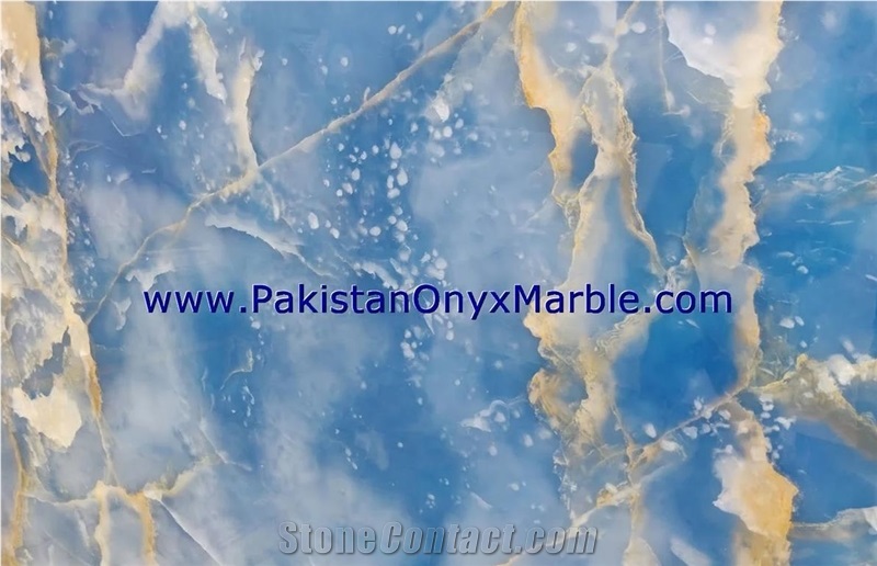 Pakistan Blue Onyx Slabs