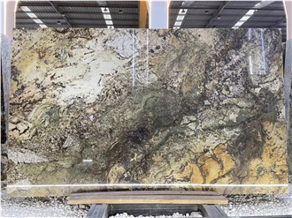 Luxury Brazil Atlas Gold Granite Slabs